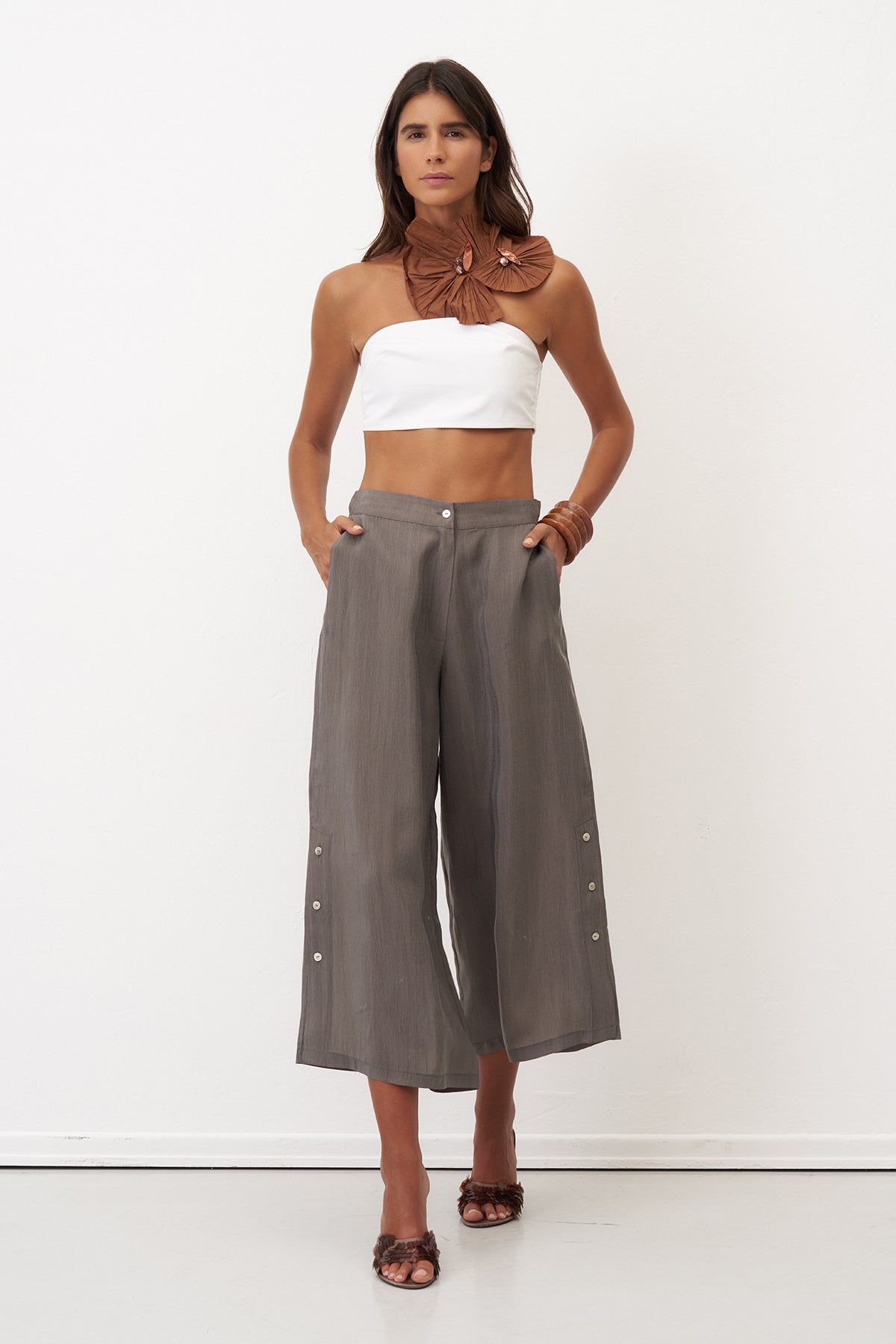 Mykonos Button Pant
