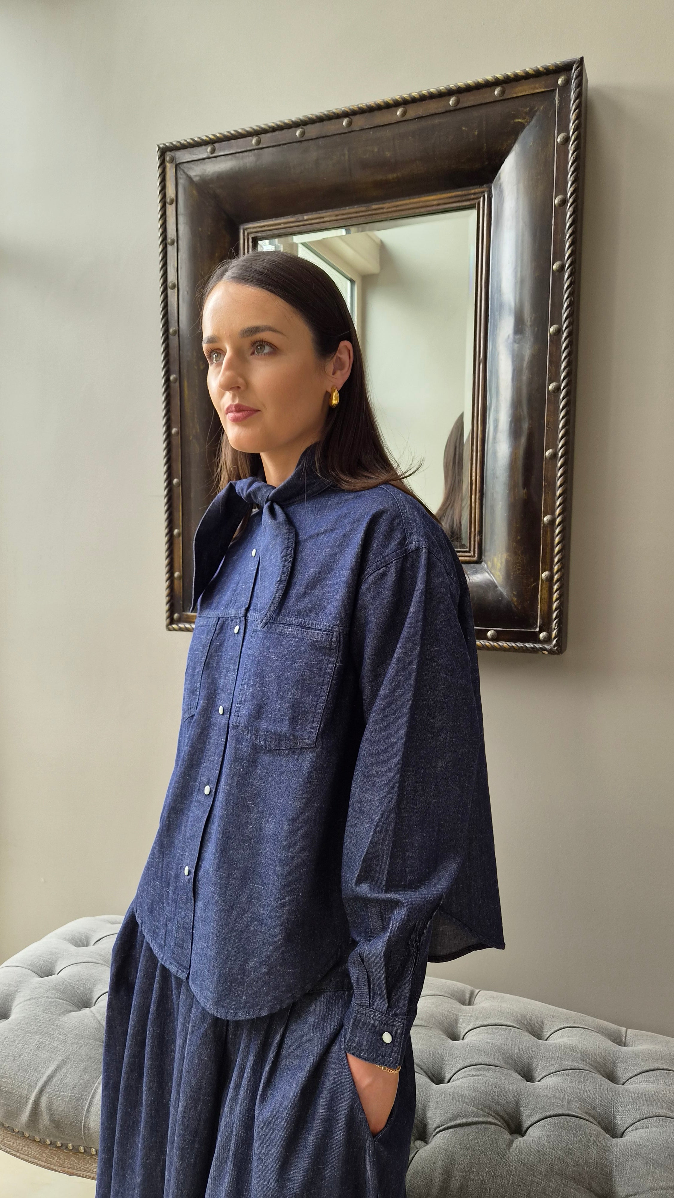 Denim Blouse
