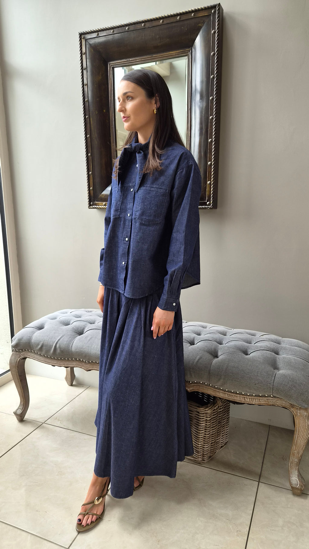 Denim Blouse