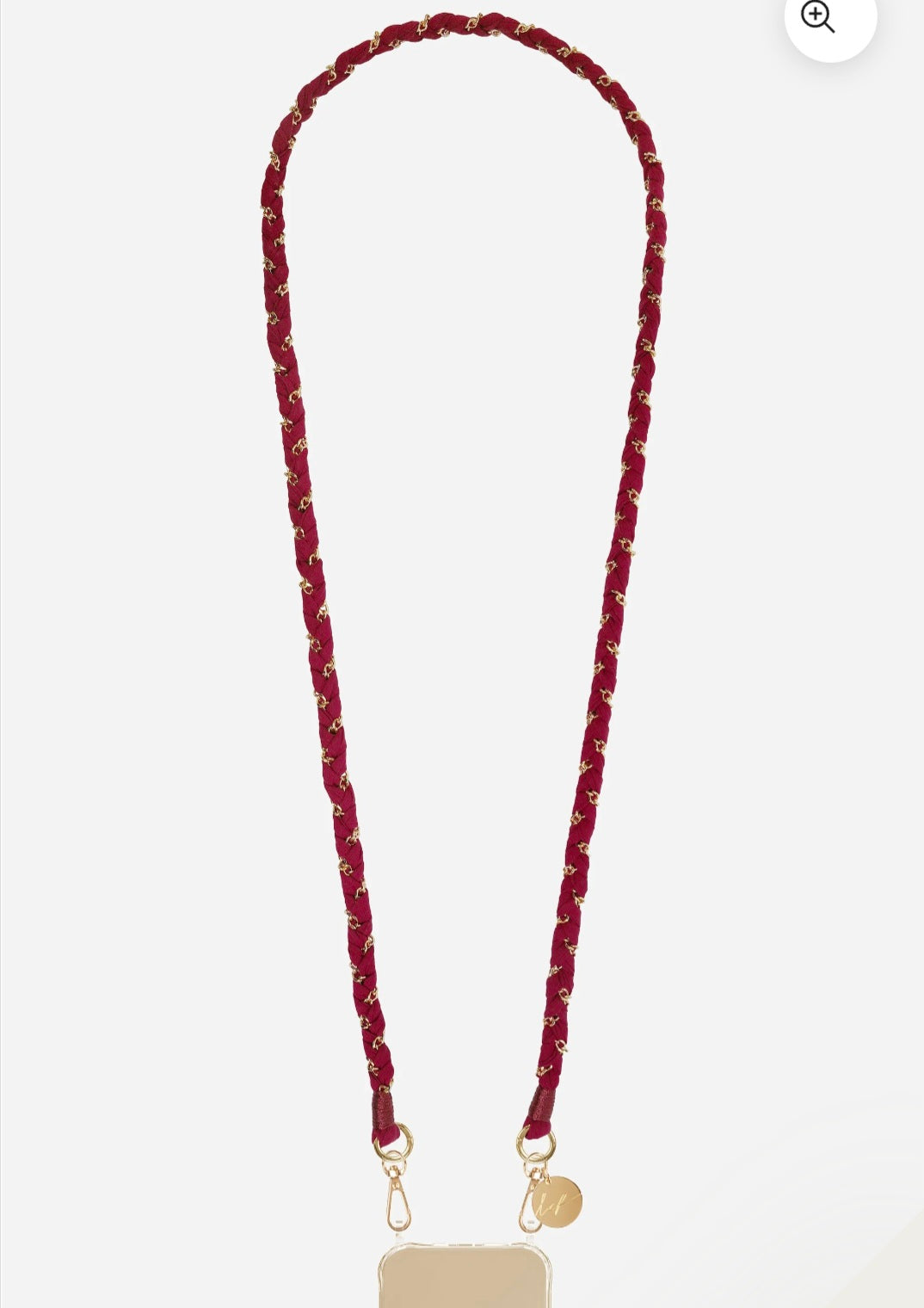 Doha Bordeaux Phone Chain
