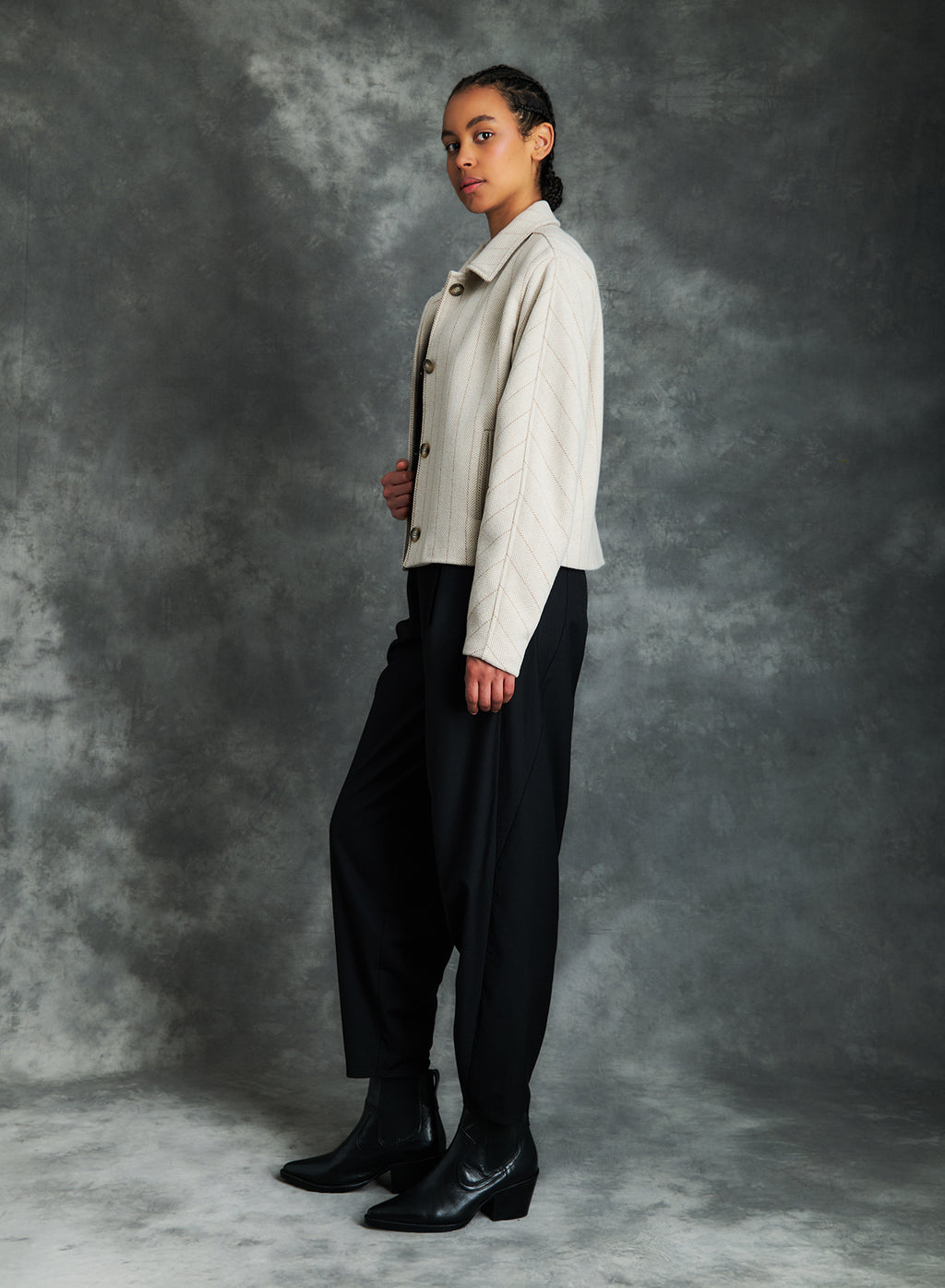 Elora herringbone jacket