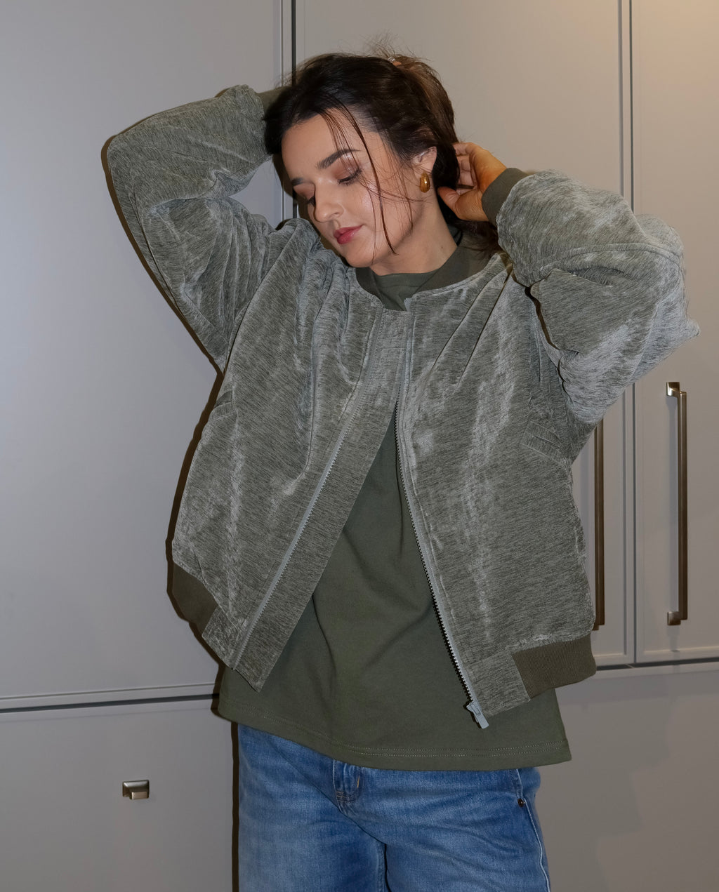 Estelle Velvet Bomber