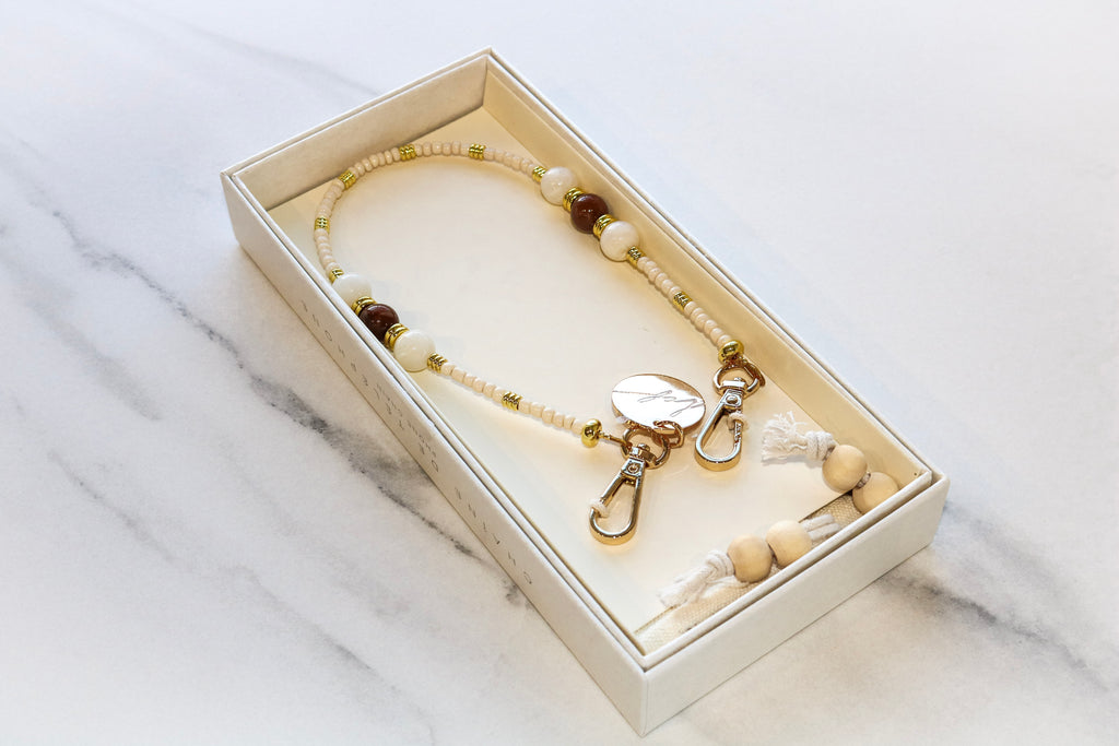 Iris beige short chain