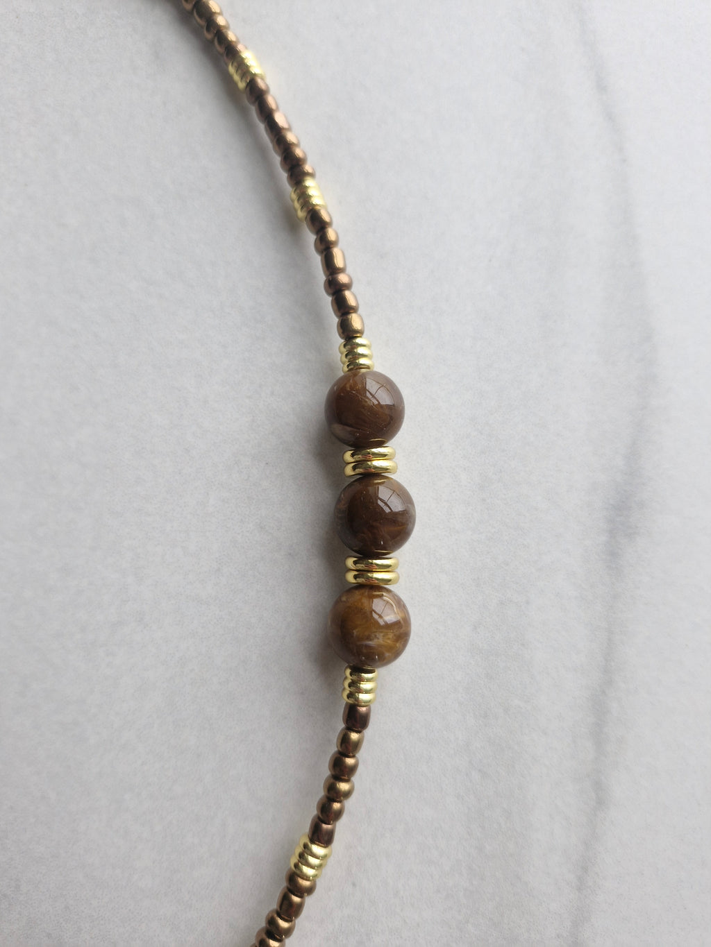 Iris Bronze Phone Chain