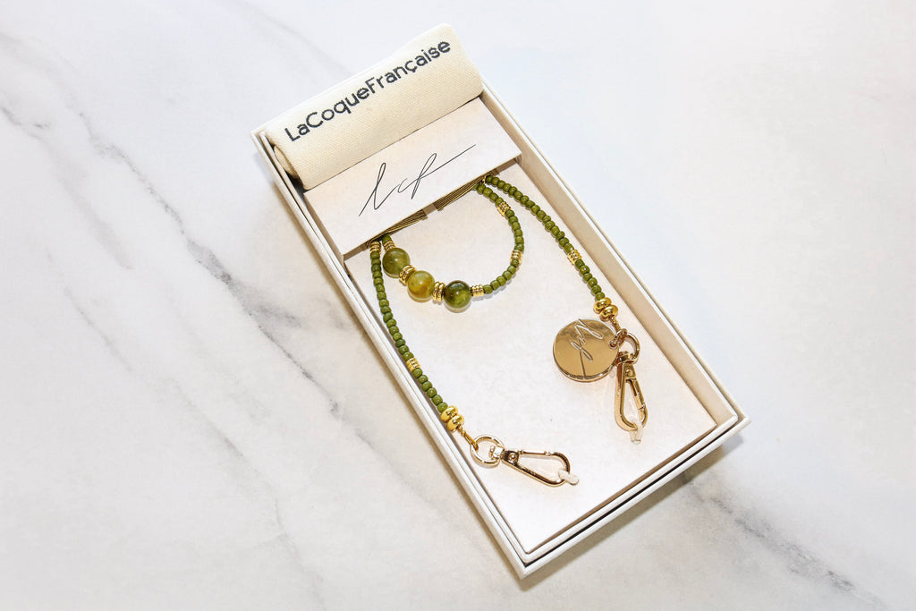 Iris Green Phone Chain