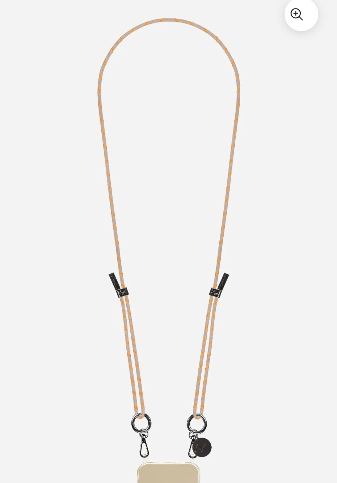Liam Beige Phone Chain