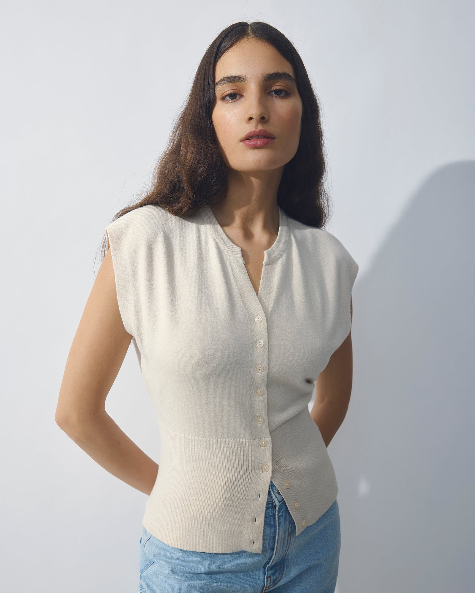 Isabis Oatmeal Vest