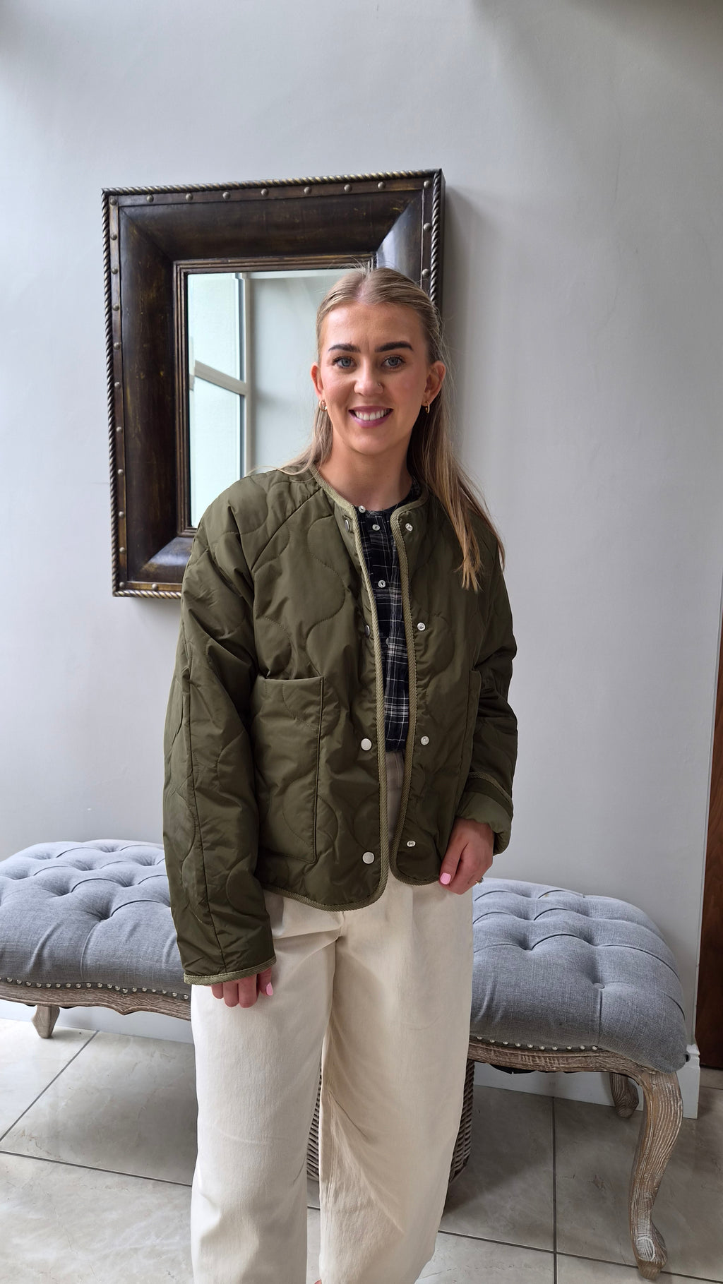 Pam Jacket Olive Green