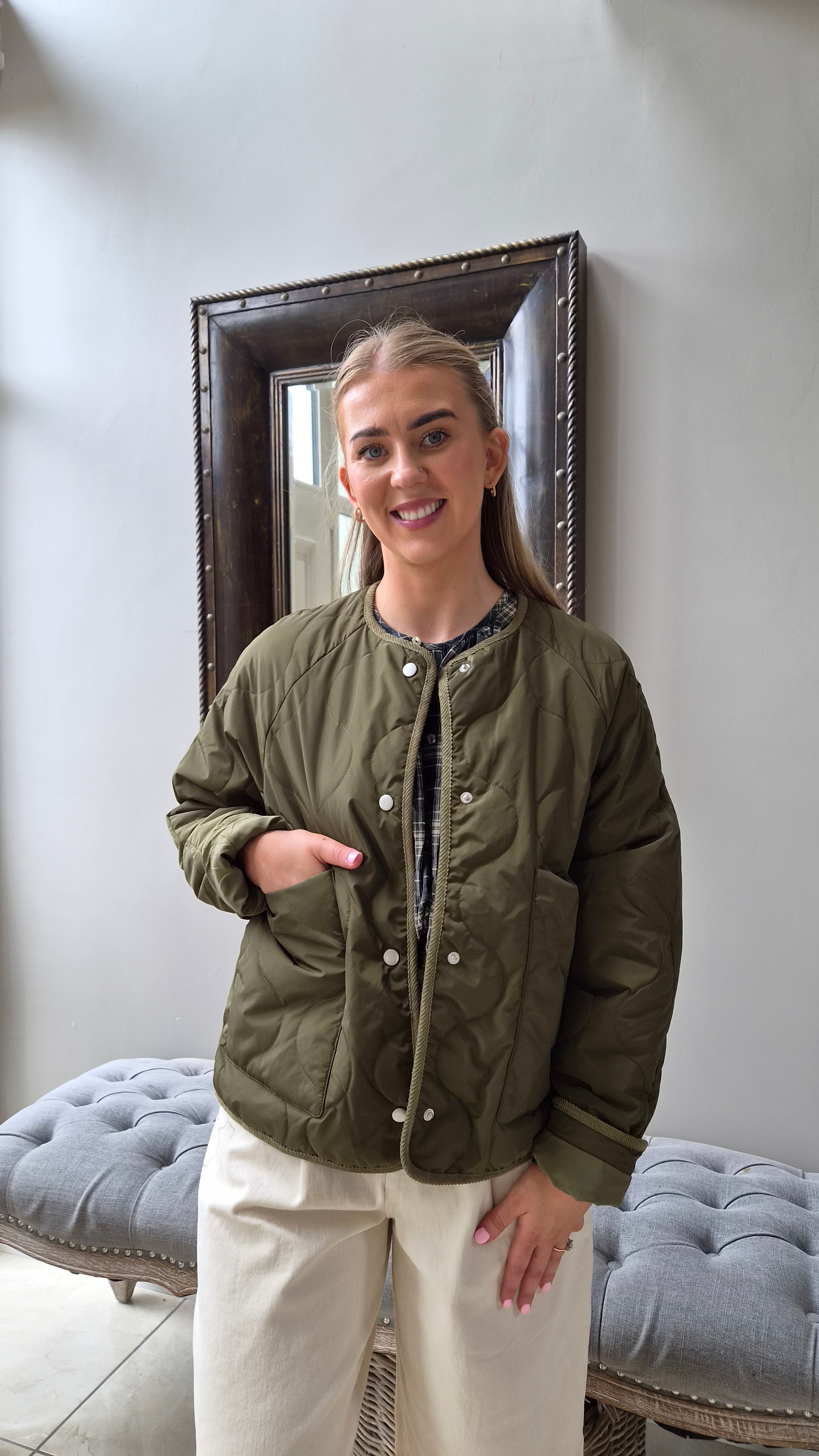 Pam Jacket Olive Green