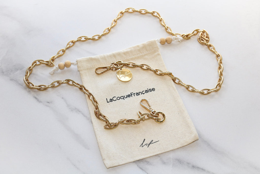 Pia Gold Phone Chain