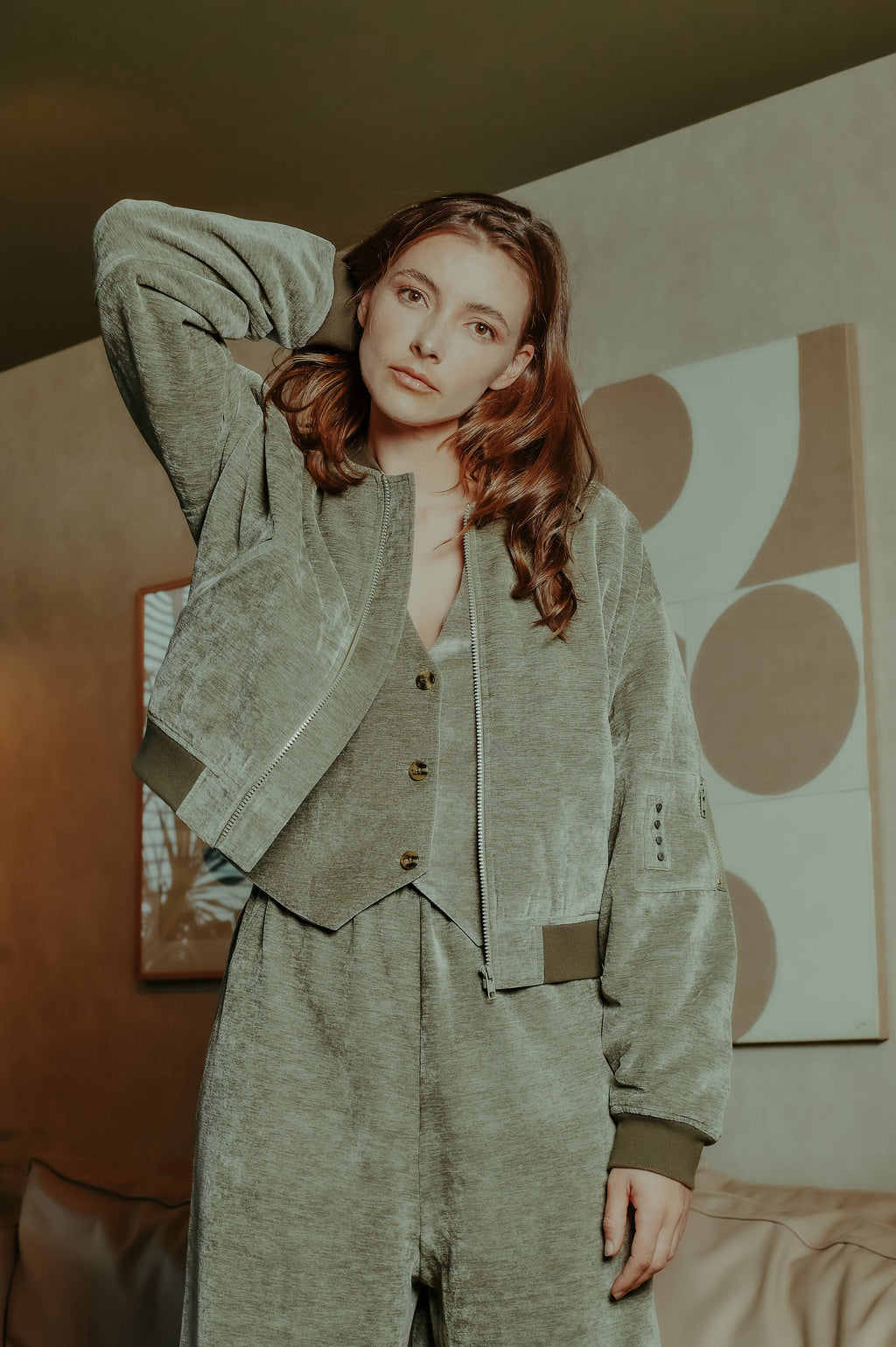 Estelle Velvet Bomber